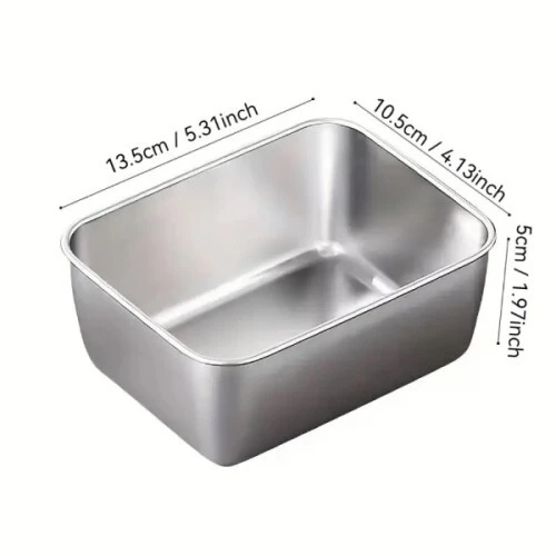 Paslanmaz Çelik Saklama Kabı - Resim 5