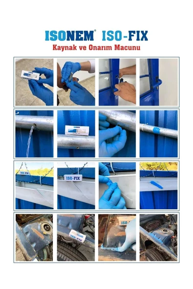 Iso-Fix Kaynak ve Onarım Macunu 40 gr. (20 Adet) - 2