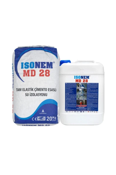 İsonem MD28 (20+10KG)SET Tam Elastik Çimento Esaslı Su İzolasyonu ürün görseli 1