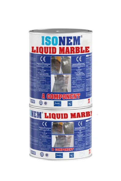 Liquid Marble Sıvı Mermer -Tezgah Ve Zemin Boyası 0,5KG ürün görseli 1