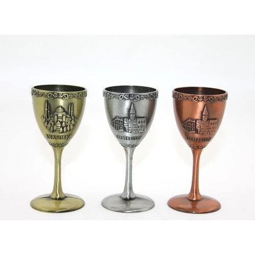 Metal İstanbul Yöresel Kadeh Bardak ürün görseli