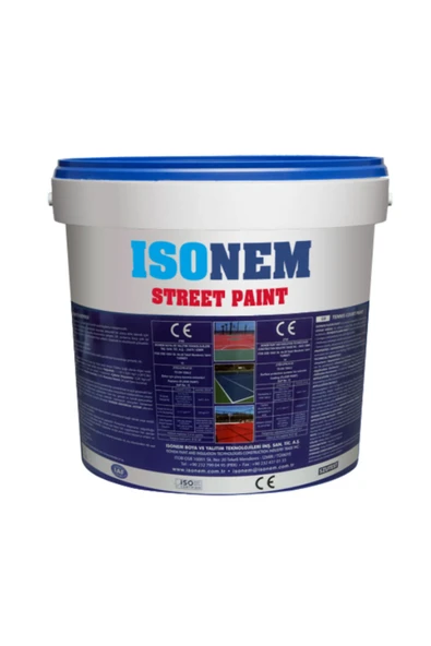 Street Paint Polymer Esaslı Asfalt ve Zemin Kaplaması 18KG ürün görseli 1