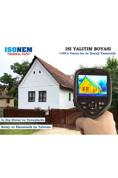 Thermal Paint Isı Yalıtım Boyası Beyaz 5L - Resim 2