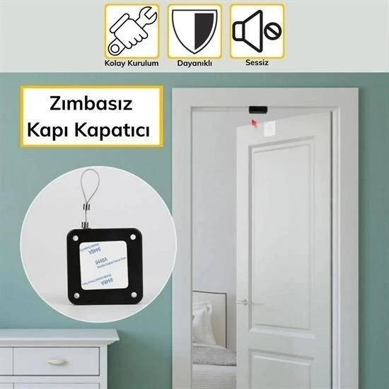Yangına Dayanıklı Sıva Üstü Tüm Kapılar İçin Uygun Otomatik Kapanan Hızlı Otomatik Kapı Kapa - Resim 4