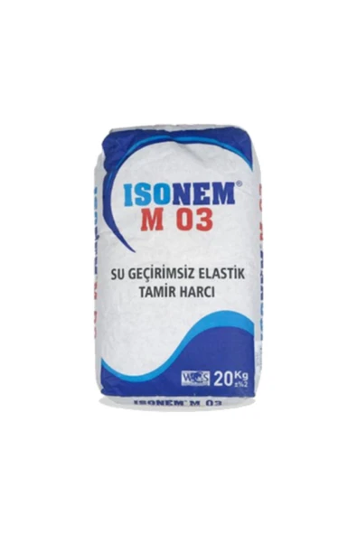M03 Su Geçirimsiz Elastik Tamir Harcı 20KG - 1