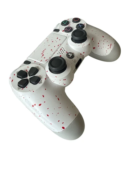 DualShock 4 V2  Red Splatter Edition ZCT2 Kablosuz PS4 Oyun Kolu - 3