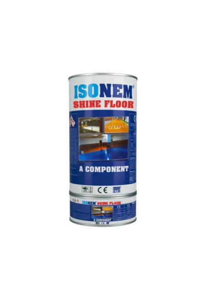 İsonem Shine Floor Parlak Renkli Zemin Kaplama 4.5 KG - 1