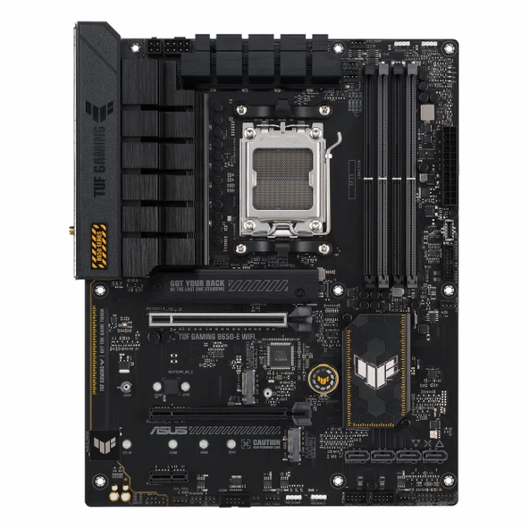 Asus TUF Gaming B650-E WiFi DDR5 (8000MHz)OC M.2 HDMI/DP/USB-C PCIe 4.0 AM5 ATX Anakart - Resim 2