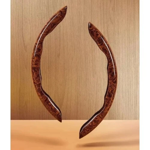 Ahşap Tasarımlı Direksiyon Simidi Koruma Kılıfı 2 li - Resim 4