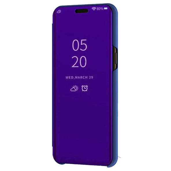 Xiaomi Redmi Note 9 Aynalı Kapaklı Lüx Kılıf - Resim 4