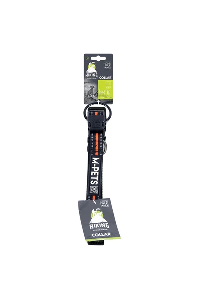 M-PETS Hiking Reflektörlü Boyun Tasması Black (S) - 3