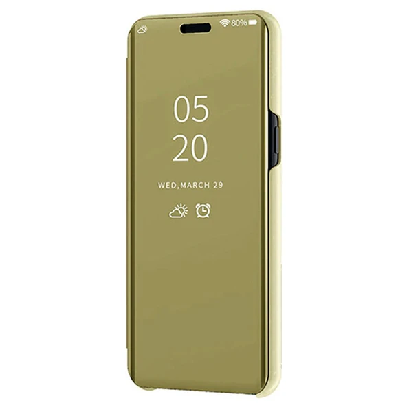 Xiaomi Redmi Note 9 Aynalı Kapaklı Lüx Kılıf - Resim 3