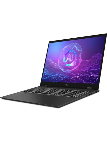 MSI PRESTIGEPRO 16 AI B2HVEG-252TR Ultra 7 255H 32GB 1TB SSD 6GB RTX4050 16 UHD+ W11 Notebook - Resim 6