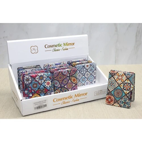 Taşlı El Aynası Dikdörtgen İnce Model 6 ürün görseli