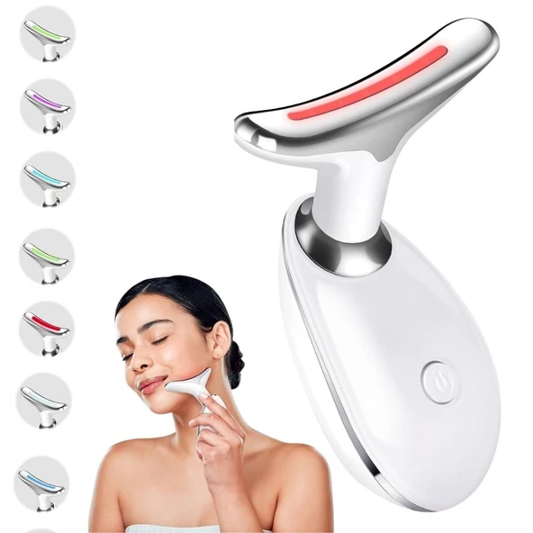 7 Farklı Işık Modlu Titreşimli Boyun Ve Yüz Ems Güzellik Cihazı ürün görseli