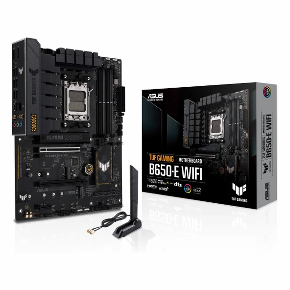 Asus TUF Gaming B650-E WiFi DDR5 (8000MHz)OC M.2 HDMI/DP/USB-C PCIe 4.0 AM5 ATX Anakart ürün görseli 1