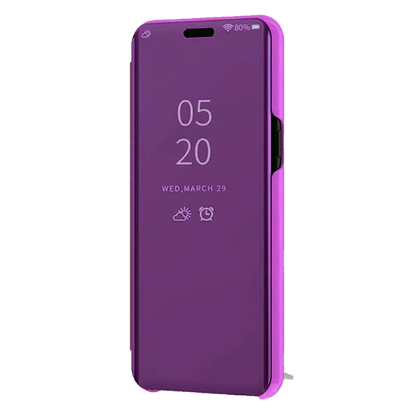 Xiaomi Redmi Note 9 Aynalı Kapaklı Lüx Kılıf - Resim 5