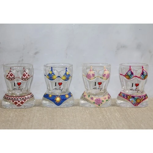 Vücut Tasarımı Cam Shot Bardak