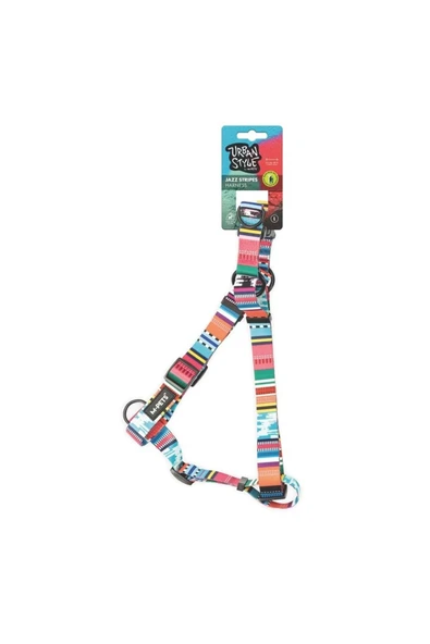 M-PETS Urban Style Jazz Strıpes Göğüs Tasması (L) - 1