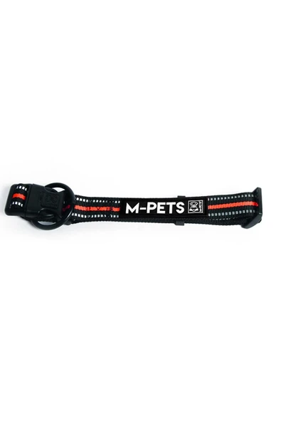 M-PETS Hiking Reflektörlü Boyun Tasması Black (S) - 1