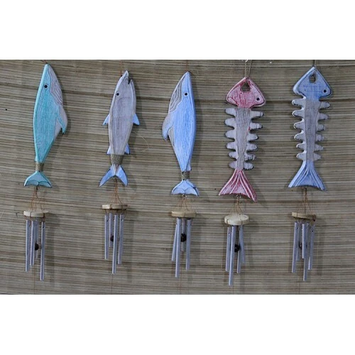 Ahşap Balıklı Metal Çan ürün görseli