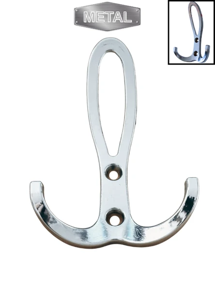 Metal Okyanus Krom Portmanto Askısı Duvar Tipi – Tekli ürün görseli