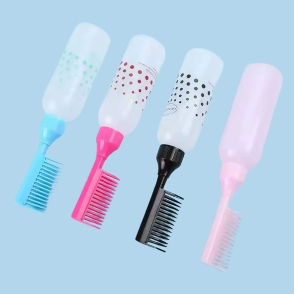 Saç Boyama Uygulama Fırçası Taraklı Saç Boyama Aplikatörü - Resim 2