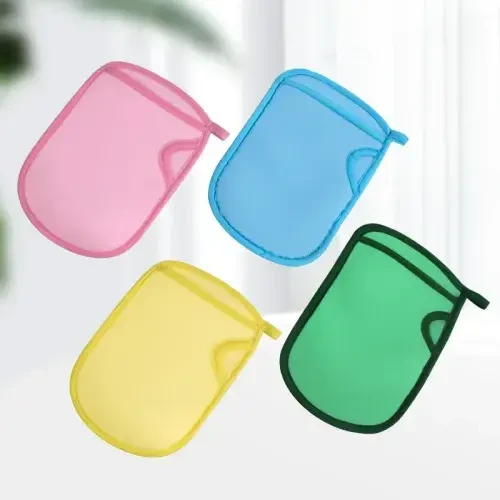 Yumuşak Banyo Duş Süngeri Eldiven - Resim 4