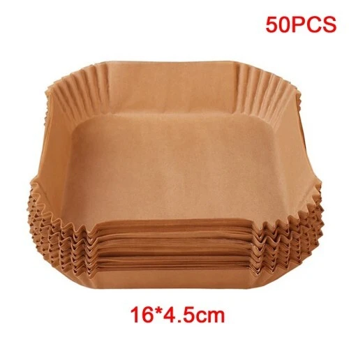 Büyük Boy Air Fryer Fritöz Pişirme Kağıdı 50 Adet - Resim 5