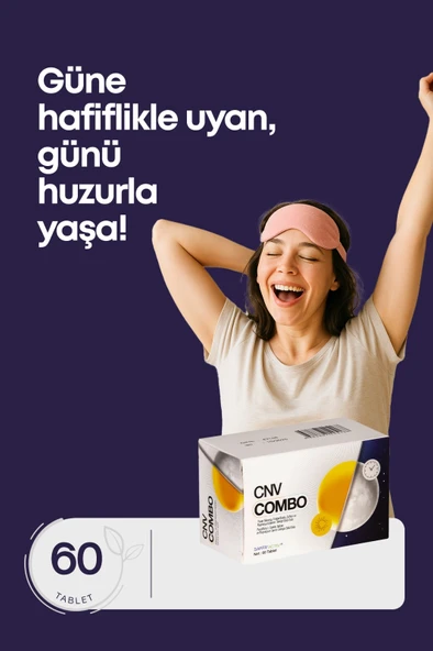 CNV COMBO PANAX GİNSENG , GİNKGO BİLOBA , MAGNEZYUM 60 TABLET ürün görseli 1