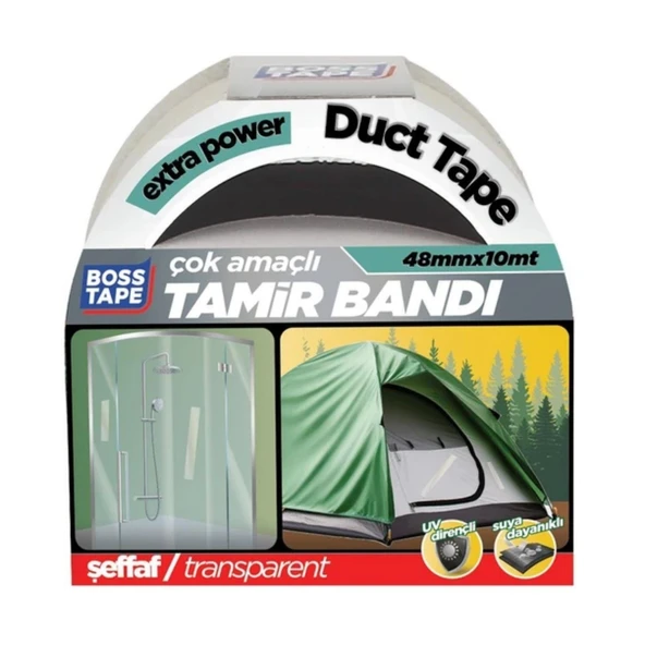 BUMY DUCK TAPE TAMIR BANDI 48MMX10MT SEFFAF