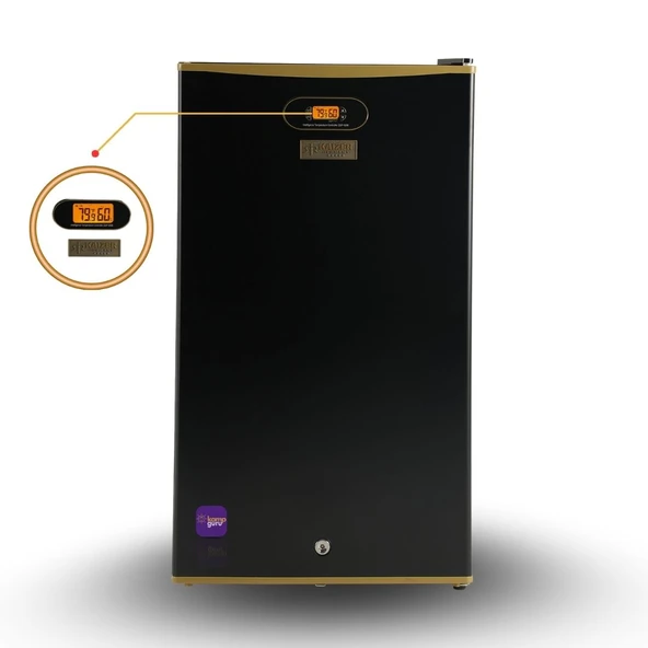 Cool Life 90 Litre Siyah Dijital Göstergeli 12/24 V Buzdolabı ürün görseli 1