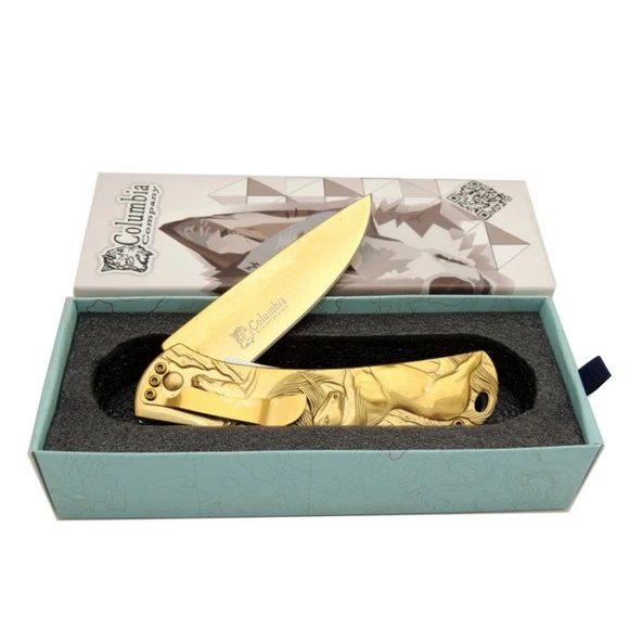 Columbia Atlı Çakı Gold - Resim 2