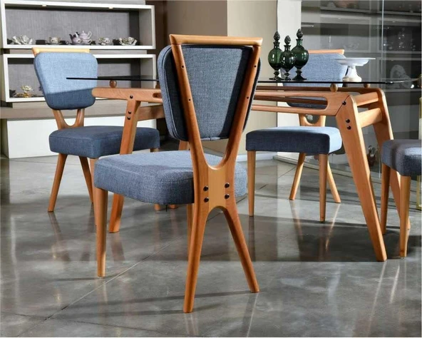 Venüs Ahşap İskandinav Sandalye - Resim 9