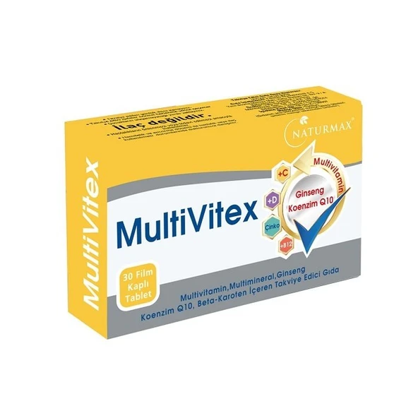 Naturmax Multivitex 30 Tablet ürün görseli