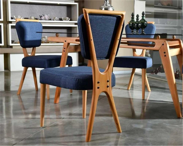 Venüs Ahşap İskandinav Sandalye - Resim 12