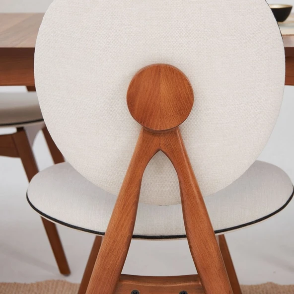 Orion İskandinav Ahşap Sandalye - Resim 6