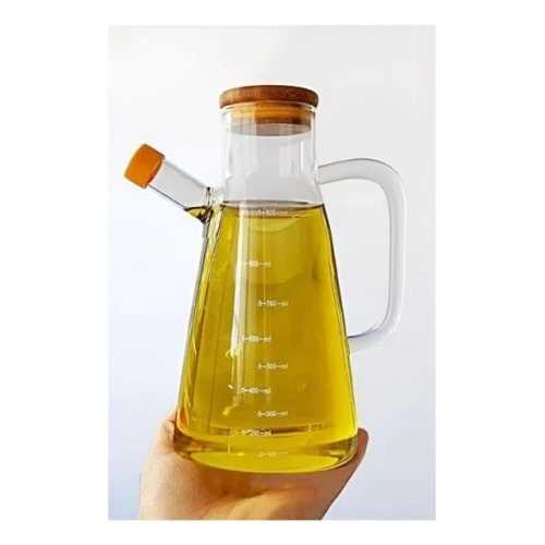 Borosilikat Cam 900 ml. Yağdanlık - Resim 3