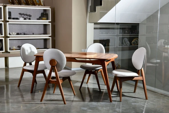 Orion İskandinav Ahşap Sandalye - Resim 11