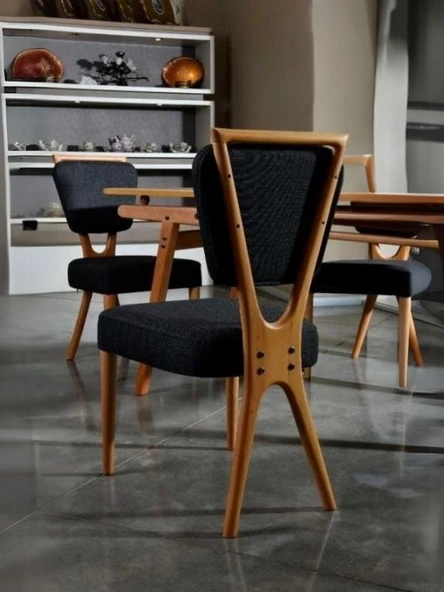 Venüs Ahşap İskandinav Sandalye - Resim 2