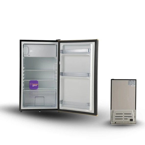 Cool Life 90 Litre Siyah Dijital Göstergeli 12/24 V Buzdolabı - Resim 4