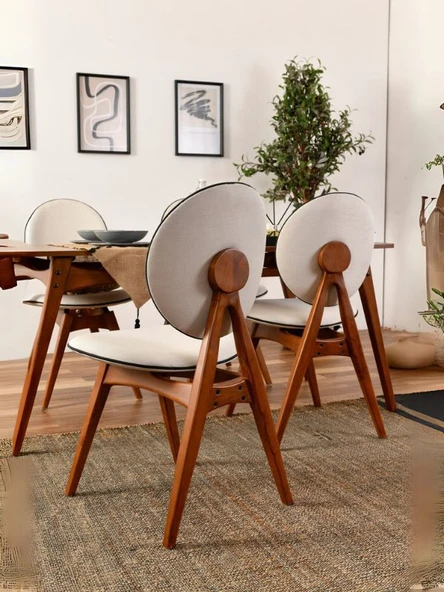 Orion İskandinav Ahşap Sandalye - Resim 2