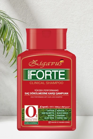 Zigavus Forte Ultra Clinical Kuru ve Normal Saçlar için Şampuan 220 x 2 ml - 6