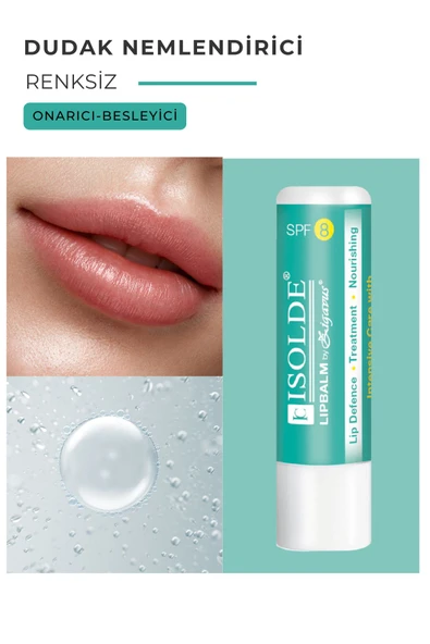 Zigavus Isolde Dudak Koruyucu Krem - Lipstick- Jojoba, Calendula ve Aloe Veralı - Spf8  8699349138219 - 5