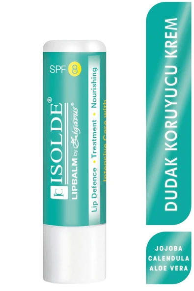 Zigavus Isolde Dudak Koruyucu Krem - Lipstick- Jojoba, Calendula ve Aloe Veralı - Spf8  8699349138219 - 1