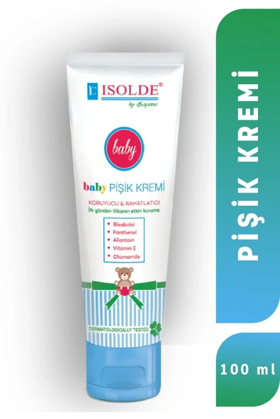 Zigavus Isolde Bebek Önleyici Pişik Kremi Merhem - Panthenol ve Çinko içeren 100 ml 8699349138820 - 1