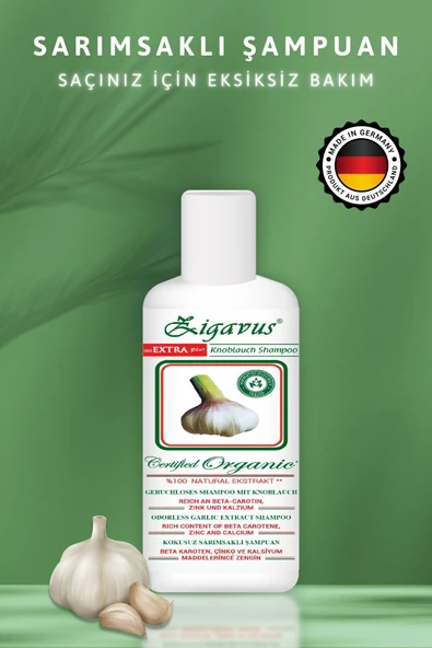 Zigavus Extra Plus Sarımsaklı Şampuan 150 ml - Yoğun Saç Dökülmesine Karşı  8699349130039 - 3