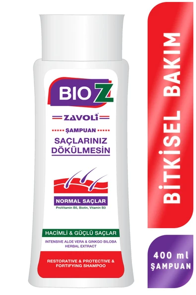 Bioz Normal Saçlar Için Ginkgo Biloba Destekli Bakım Şampuanı 400 ml - 1