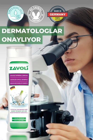 Zavoli Sarımsaklı 5 Ferment Mineral Içeren Saç Dökülmesine Karşı Şampuan 250 ml - 4