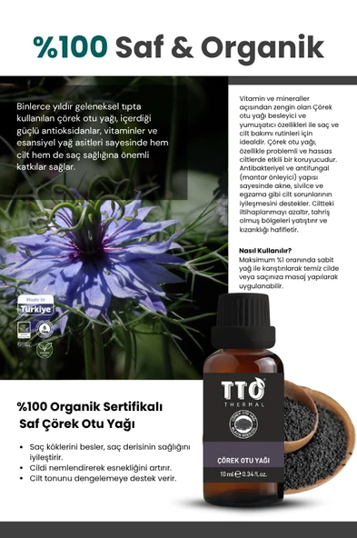 TTO Thermal Çörek Otu Yağı 10 ml - 2